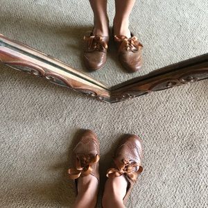 Loafers 👞 with a silk shoelace size 8.5